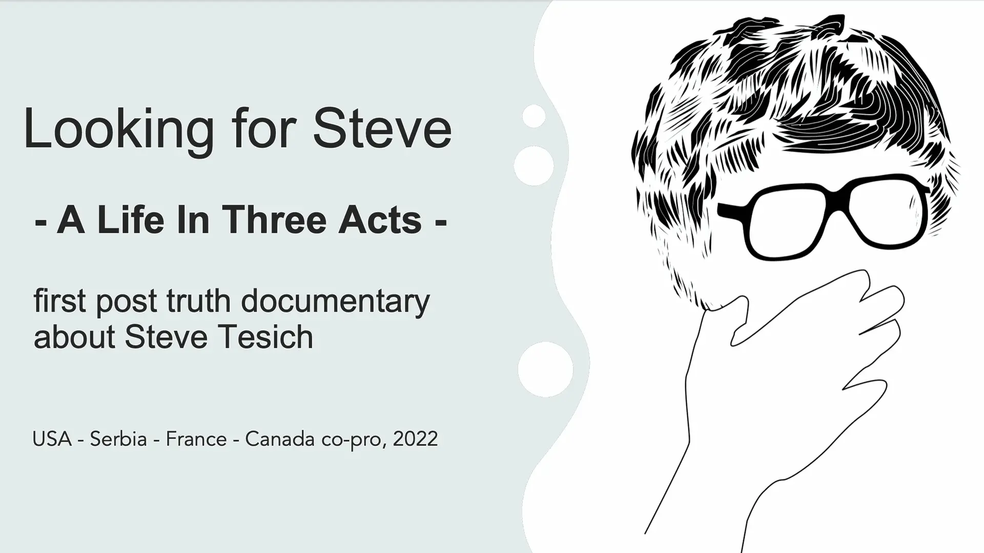 Looking For Steve - A Life in three acts